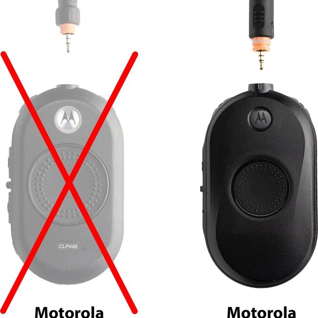 Motorola CLP446E Motorola PMLN8077 C-Shape Portofoon Headset