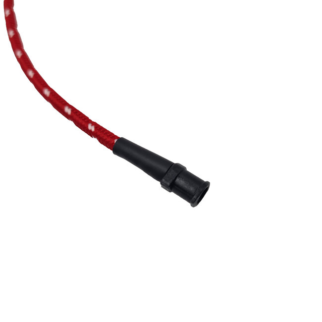 Accessoires Braided Eartube Rood/Wit