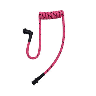 Braided Eartube Roze