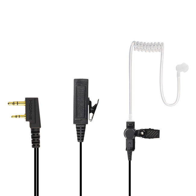 Kenwood 2 Pin Heavy Duty Portofoon Headset Voor Kenwood