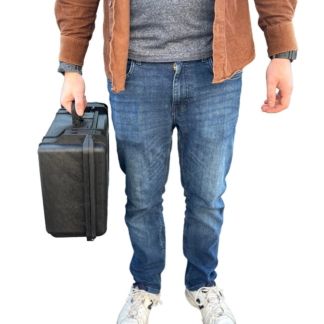 Kenwood 2 Pin Portofoon Koffer voor 6x Kenwood ProTalk TK-3701D