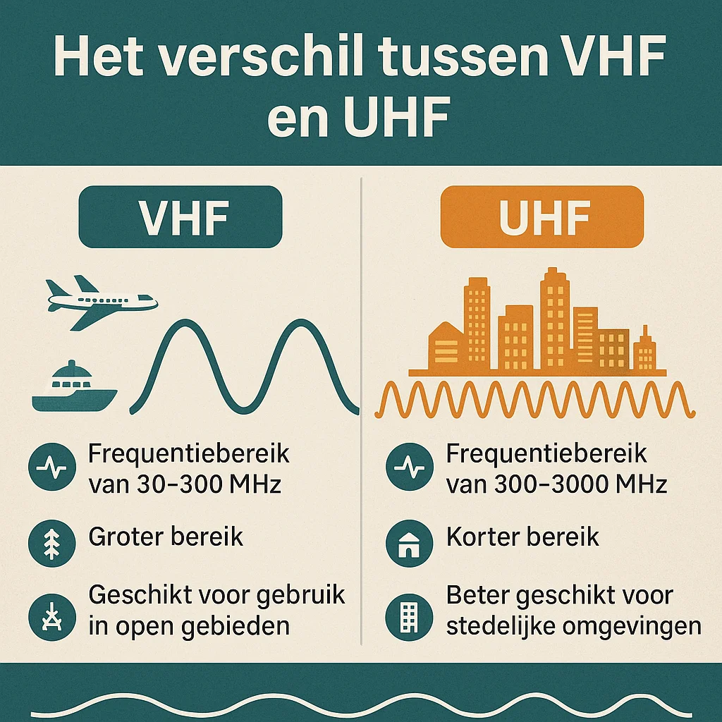 Verschil tussen UHF & VHF