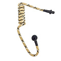 Accessoires Hoornie Sandstorm Braided Eartube – Zandkleurig met Zwart en Wit