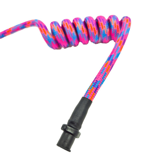 Accessoires Hoornie Voltage Braided Eartube – Fuchsia, Blauw en Oranje Design