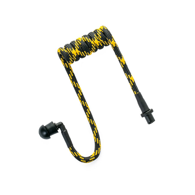 Accessoires Hoornie Strike Braided Eartube – Geel met Zwart Design