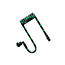 Accessoires Hoornie Emerald Braided Eartube – Groen en Zwart Design
