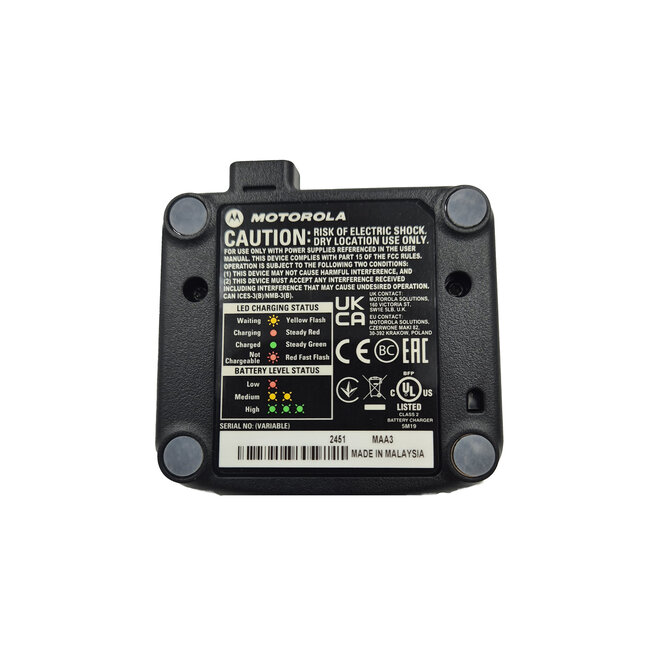 Motorola PMLN6393 XT420, XT460 & XT660D Enkelvoudige lader
