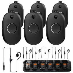 6x Motorola CLP446E + Headsets & Multilader
