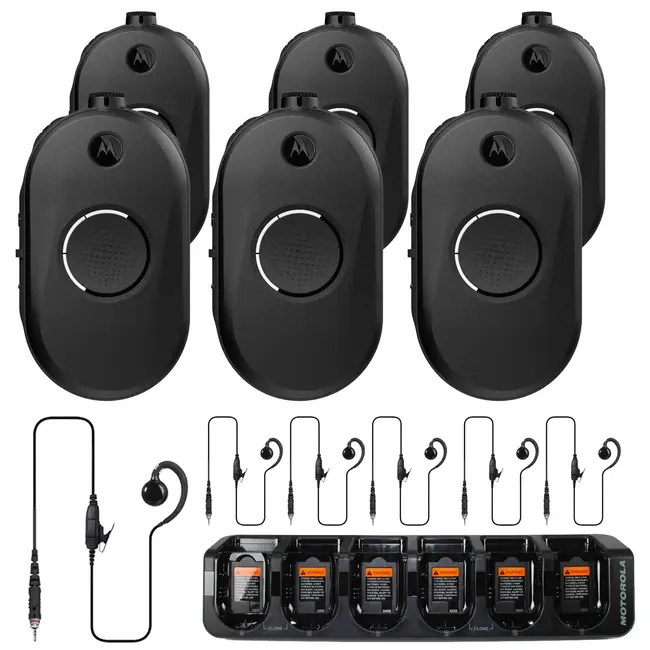 Motorola CLP446E Motorola CLP446E (6x) Starterskit – Portofoon horeca, retail & events