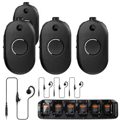 4x Motorola CLP446E + Headsets & Multilader