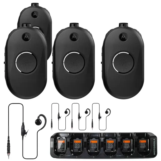 Motorola CLP446E Motorola CLP446E (4x) Starterskit – Portofoon horeca, retail & events