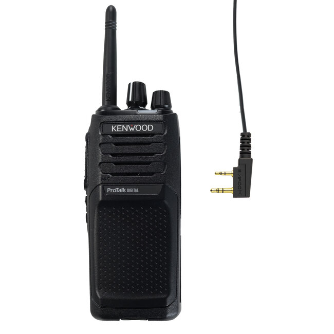 Kenwood Kenwood TK-3701D Starterskit – 4 Portofoons, 4 Headsets & 1 Multilader