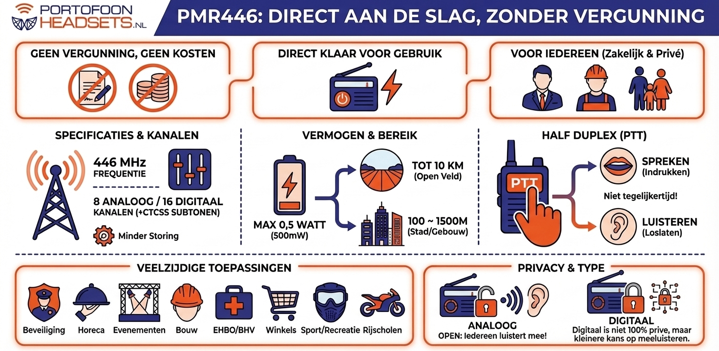 Wat is PMR446 infosheet
