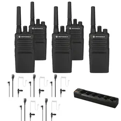 5x Motorola XT420 + Headsets & Multilader