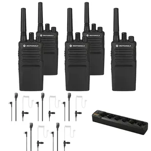 5x Motorola XT420 + Headsets & Multilader