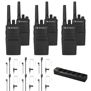 6x Motorola XT420 + Headsets & Multilader