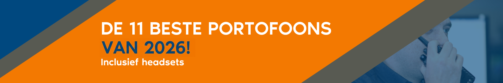 11 beste portofoons van 2026!