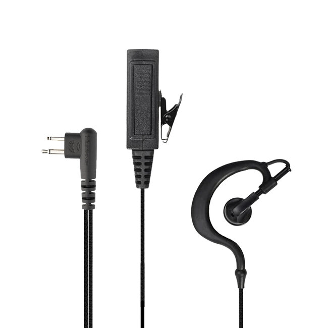 Motorola 2 Pin G-Shape Heavy Duty Headset voor Motorola 2-pin