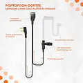 Kenwood 2 Pin Portofoon Oortje voor Kenwood Portofoons