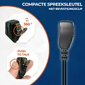 Kenwood 2 Pin Headset voor Kenwood Portofoon