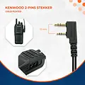 Kenwood 2 Pin Heavy Duty Portofoon Headset Voor Kenwood
