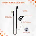 Kenwood 2 Pin Headset voor Kenwood Portofoon
