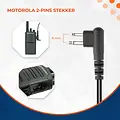 Motorola 2 Pin Heavy Duty Oortje Voor Motorola Portofoon