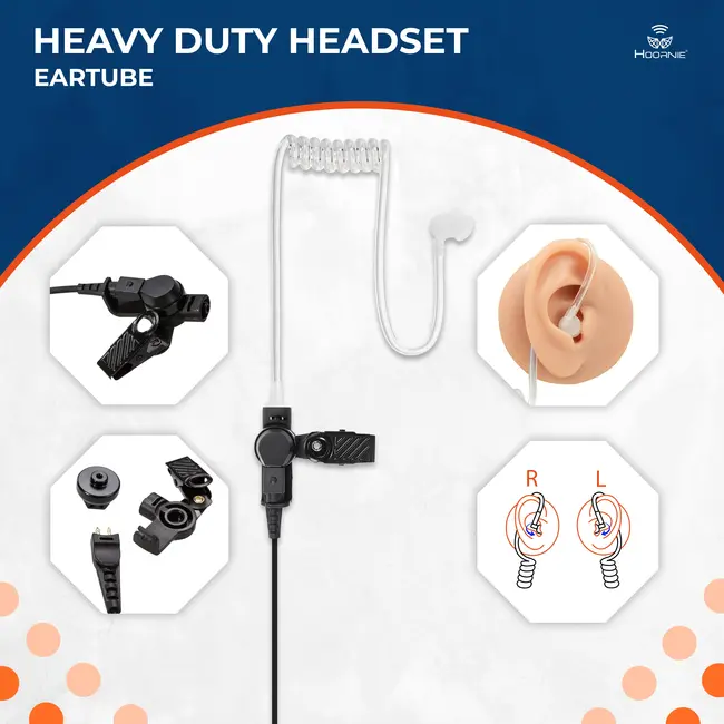 Accessoires 3.5mm Listen Only Oortje - Kort snoer van 15 centimeter