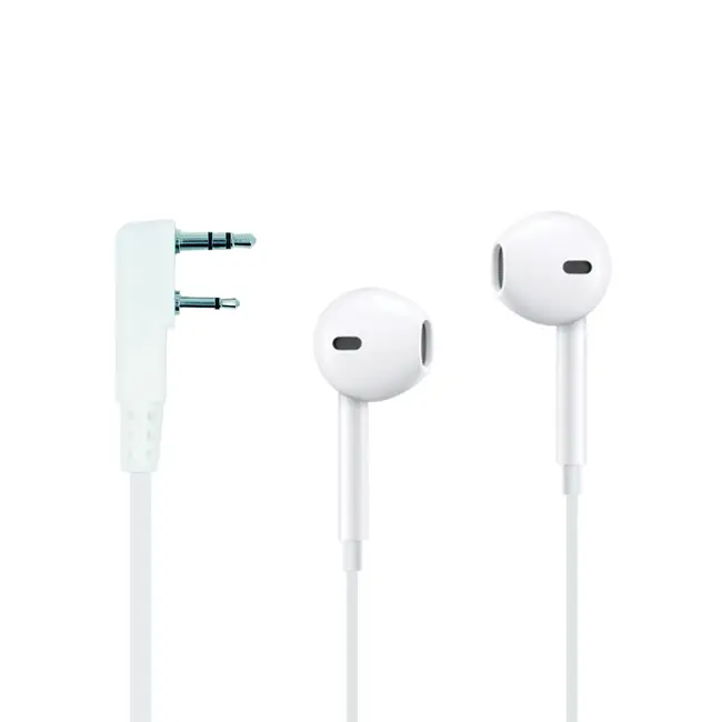 Kenwood 2 Pin Hoornie - Earpop Headset voor Kenwood 2-pins