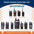 BaoFeng Waterproof Speaker Microfoon voor BaoFeng met Kevlar kabel en IP67 rating