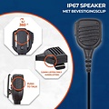 BaoFeng Waterproof Speaker Microfoon voor BaoFeng met Kevlar kabel en IP67 rating