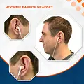 Kenwood 2 Pin Hoornie - Earpop Headset voor Kenwood 2-pins