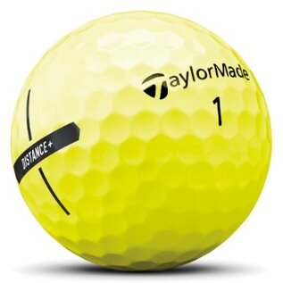 TaylorMade Distance Plus geel | nieuw in doos 12 stuks