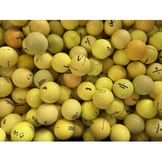 Best Buy Golfballen Budget mix geel ● 100 stuks ● AANBIEDING!