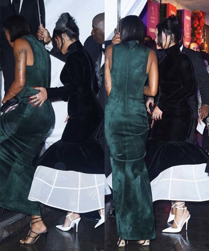 Rihanna her best friend Melissa Forde Rihanna her best friend Melissa Forde