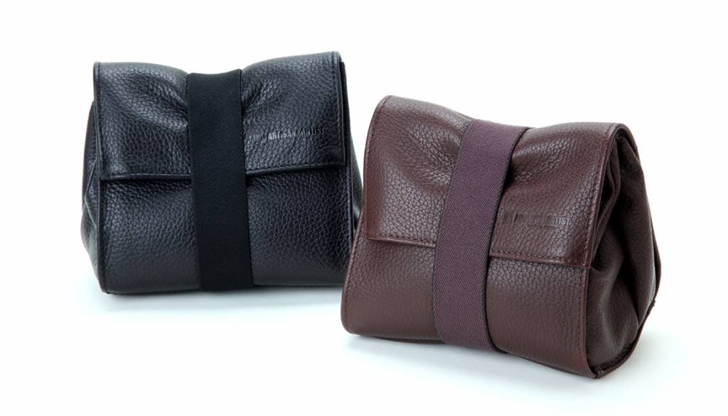 Artisan & Artist ACAM 77 leather soft pouch - brown