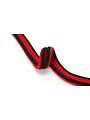 Artisan & Artist ACAM 310N silk camera strap - black/red