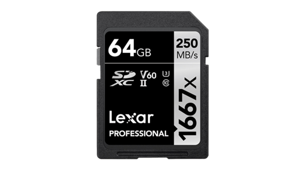 Lexar SDXC Professional UHS-II 1667x 64GB
