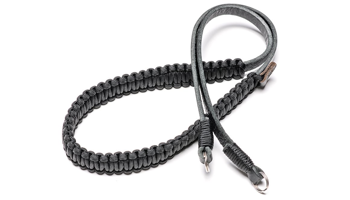 Leica paracord strap created by Cooph, black/black, 126cm