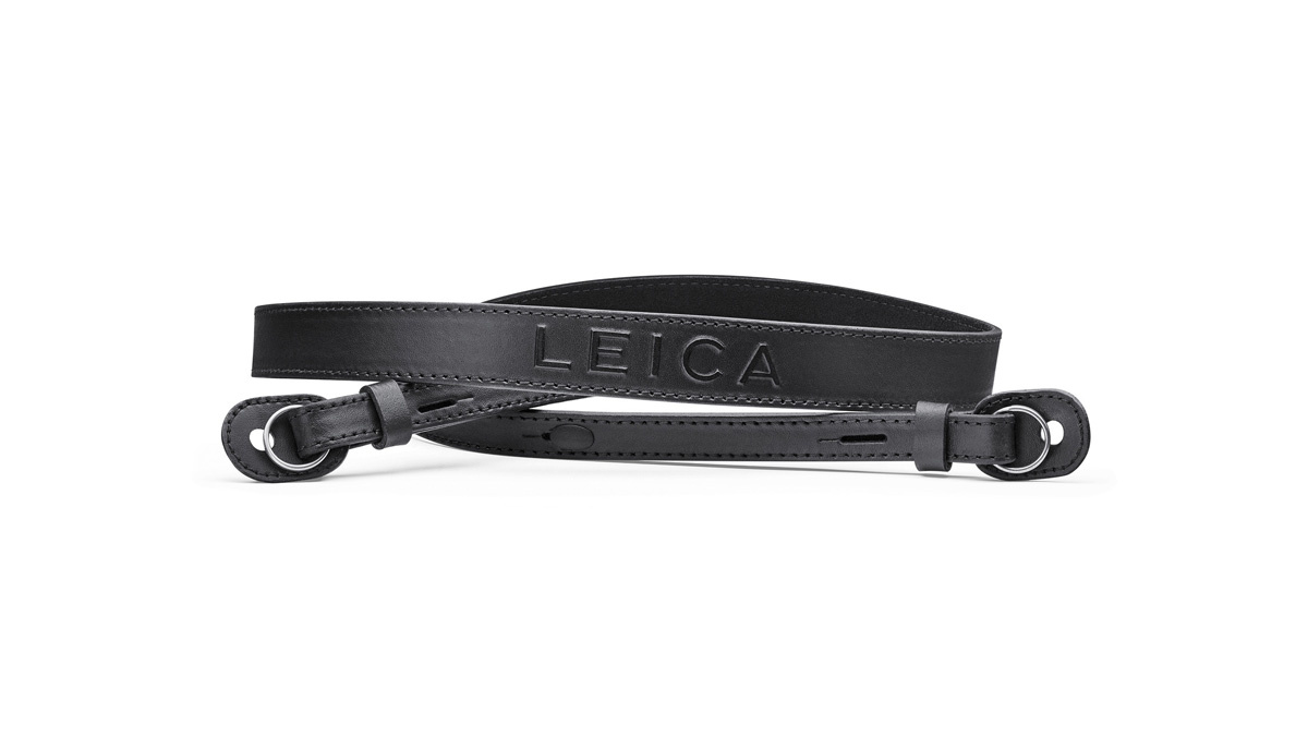 Leica Carrying Strap Premium Black Leather