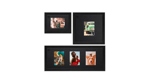 Leica Sofort Picture frame-set Linden black (set of 3)