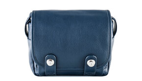 THE Q BAG CASUAL (PHIL) - Cow-Hide gentian (navy blue)
