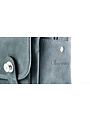 Oberwerth THE Q BAG - Cow-Hide Midnight blue / Lining & Insert Grey