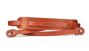 Leica Leica Carrying Strap with Shoulderpad, Leather, Cognac