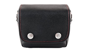 Charlie 2 - Cow-Hide Black / Lining & Stitching Red
