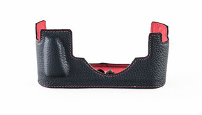 Leica M11 TagCase, Premium, Casual Line, Black/Red stitching