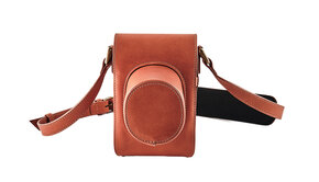 Crossbody Holster for Leica M and Q, Light Brown