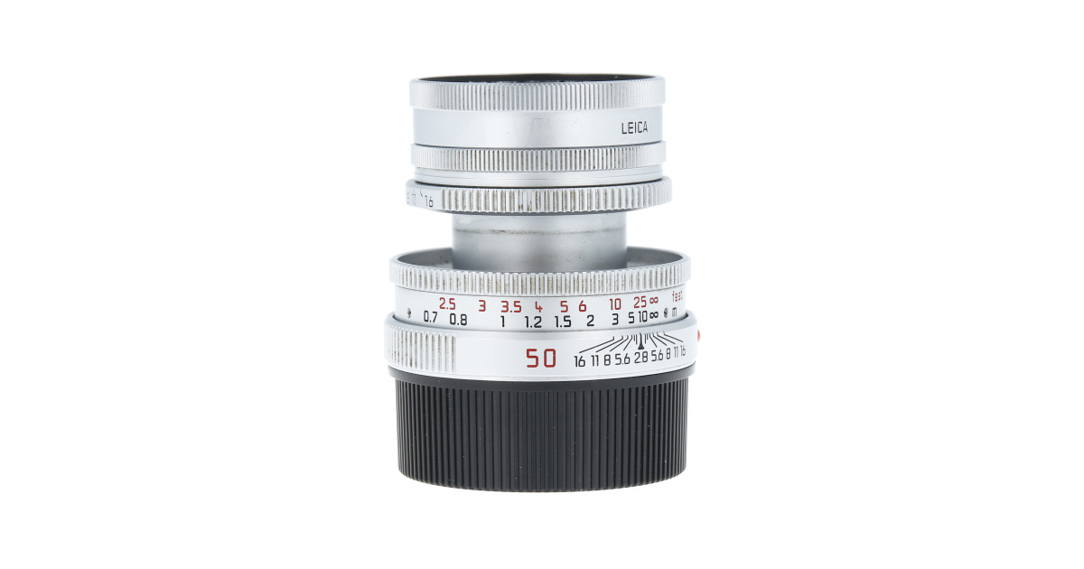 Leica ELMAR-M 50mm F2.8 Silver, Used Leica ELMAR-M 50mm F2.8 Silver, Used