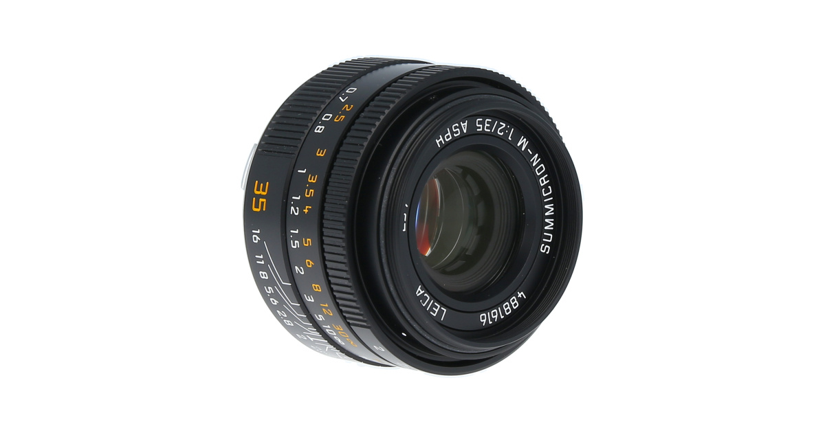 Leica SUMMICRON-M 35mm f/2 ASPH., black, Used,