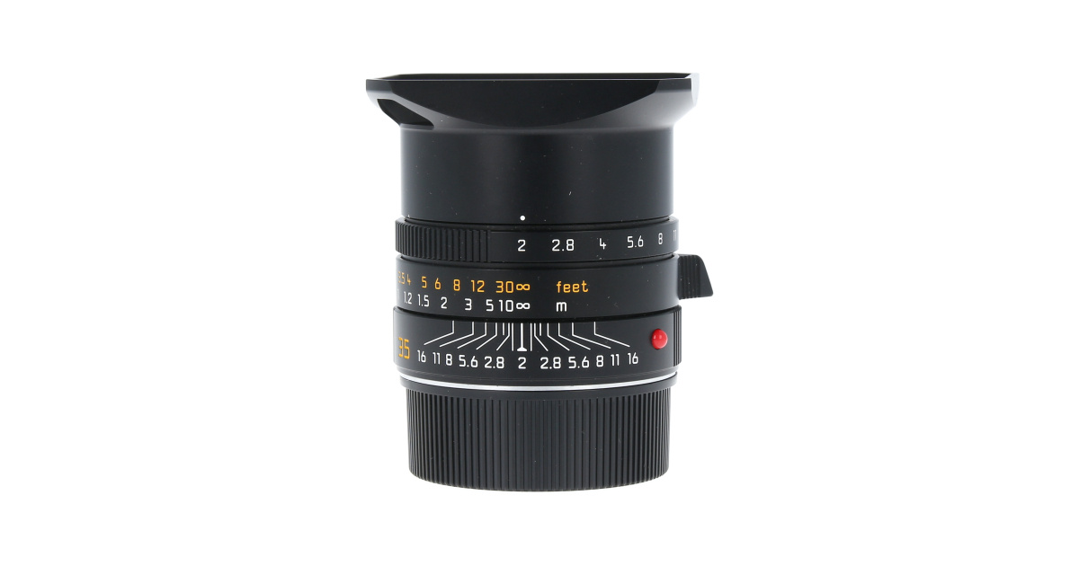 Leica SUMMICRON-M 35mm f/2 ASPH., black, Used,